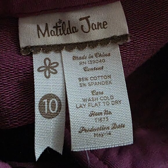 MATILDA JANE ( 10 Girl ) Plum/Purple Secret Fields Willow Jacket - Picture 5 of 5